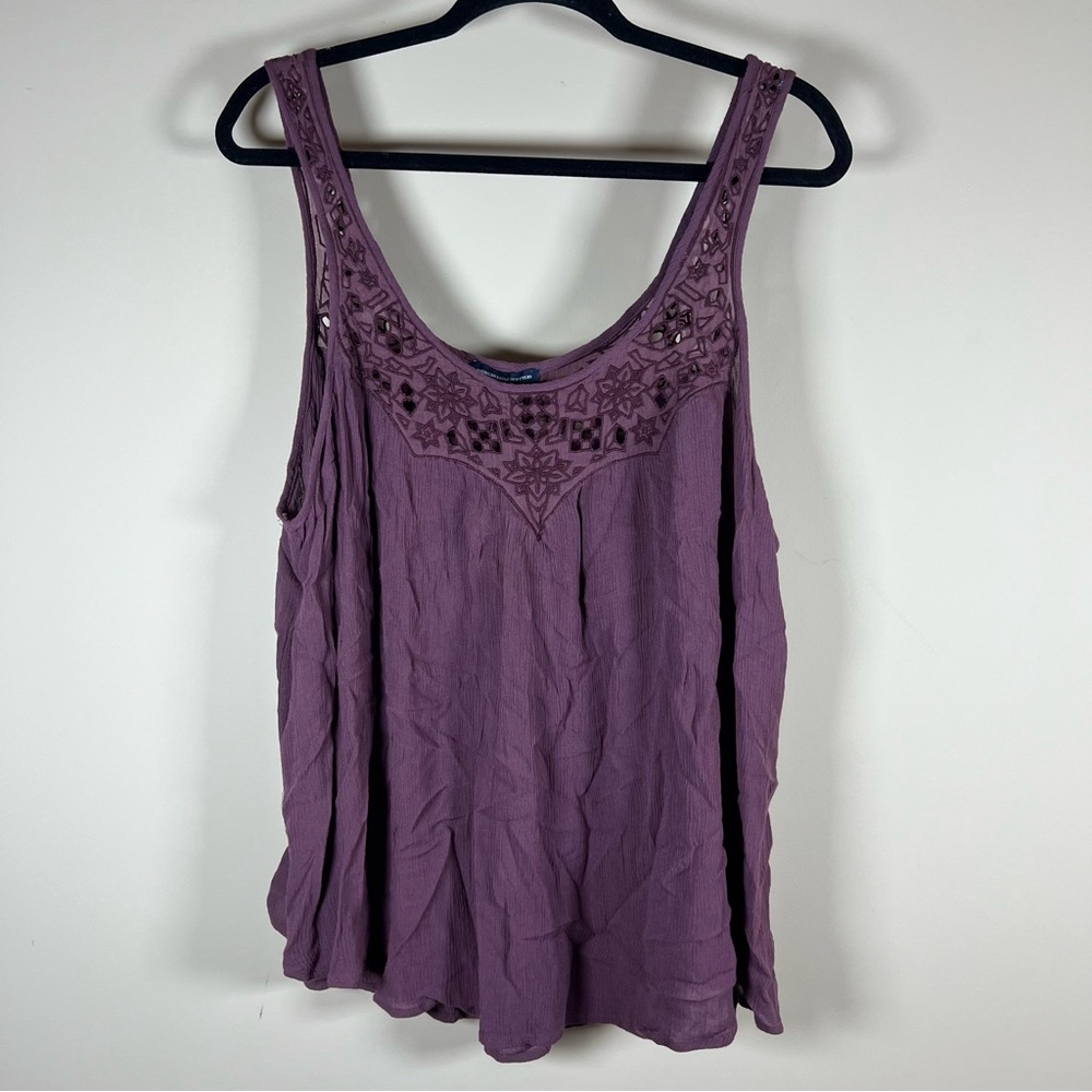 American Eagle Embroidered Tank